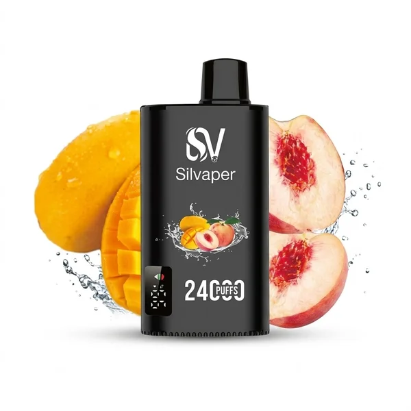 Silvaper 24000 Puffs Peach Mango Disposable Vape Buy Silvaper 24000 Puffs Peach Mango Disposable Vape In Dubai & UAE with 2 Hour Free Delivery