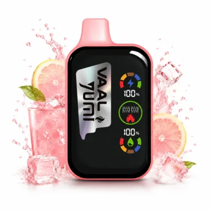 Buy YUMI & VAAL Mega 20000 Puffs Pink Lemonade Disposable Vape In Dubai & UAE with 2 Hour Free Delivery