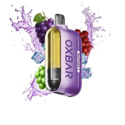 Buy Panther X OXBAR 50000 Puffs Purple ICE Disposable Vape In Dubai & UAE with 2 Hour Free Delivery