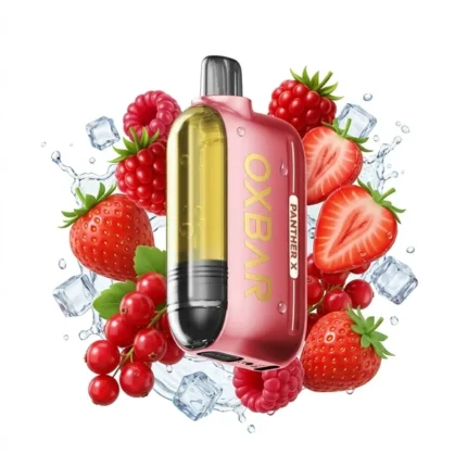 Buy Panther X OXBAR 50000 Puffs Red Berries Disposable Vape In Dubai & UAE with 2 Hour Free Delivery
