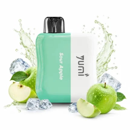 Buy YUMI RC 5000 Puffs Sour Apple Disposable Vape In Dubai & UAE with 2 Hour Free Delivery