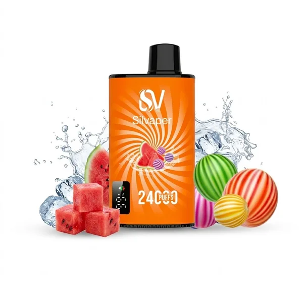 Silvaper 24000 Puffs Watermelon Bubblegum Disposable Vape Buy Silvaper 24000 Puffs Watermelon Bubblegum Disposable Vape In Dubai & UAE with 2 Hour Free Delivery