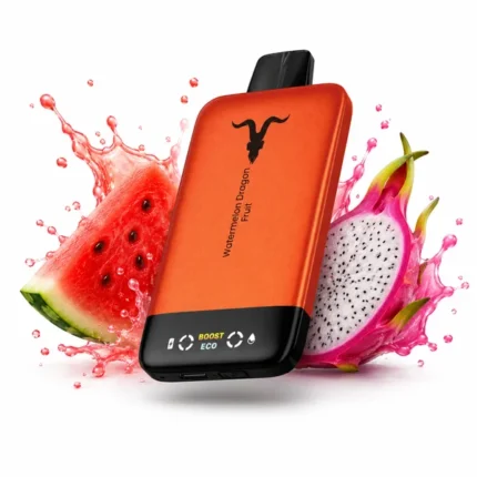 Buy IGNITE V155 15500 Puffs Watermelon Dragon Fruit Disposable Vape In Dubai & UAE with 2 Hour Free Delivery