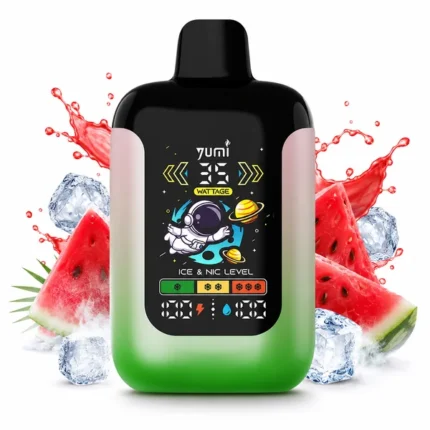 Buy YUMI Spaceman 50000 Puffs Watermelon ICE Disposable Vape In Dubai & UAE with 2 Hour Free Delivery